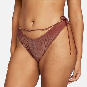 Wild Fable Brown Sparkle Swimsuit Bikini Bottoms